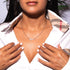Blessed | .925 Sterling Silver | Crystal Cross Infinity Clasp Necklace
